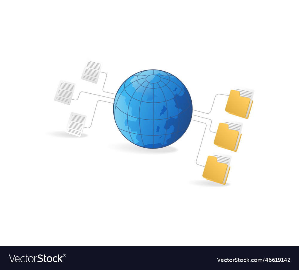 Global network icon eps 10 file Vector Image Global network icon eps 10 file