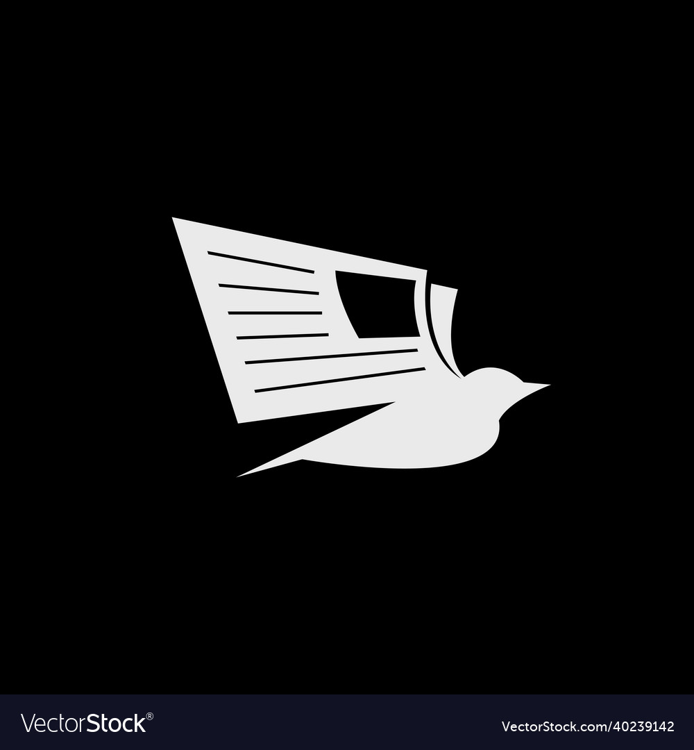 Image of a bird instead wings vector image Image of a bird instead wings