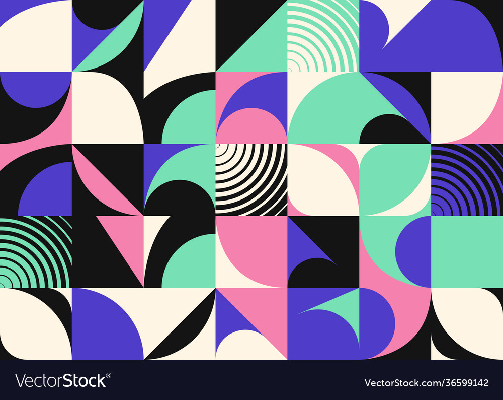 Neon abstract pattern design vector image Neon abstract pattern design