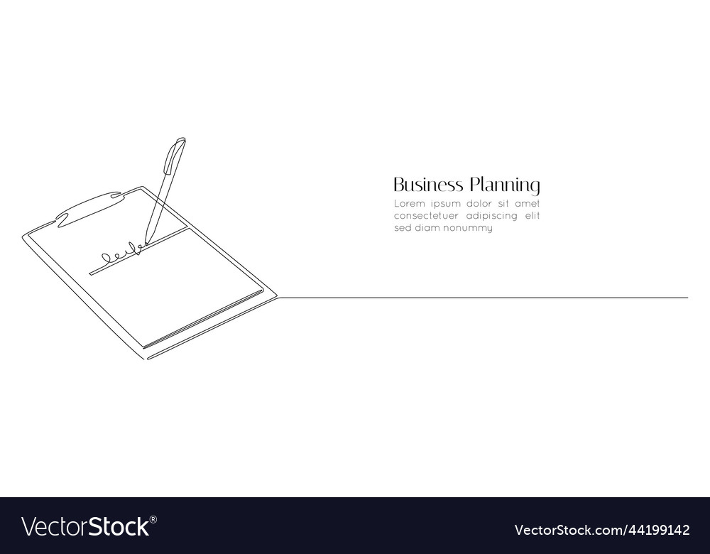 One continuous line drawing of clipboard vector image One continuous line drawing of clipboard