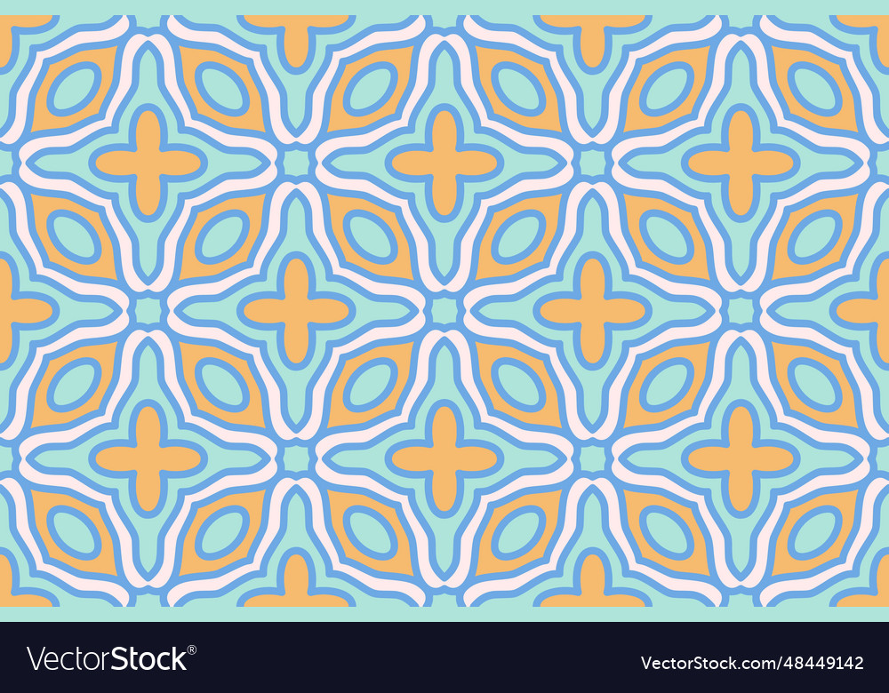 Seamless abstract geometric shape pattern