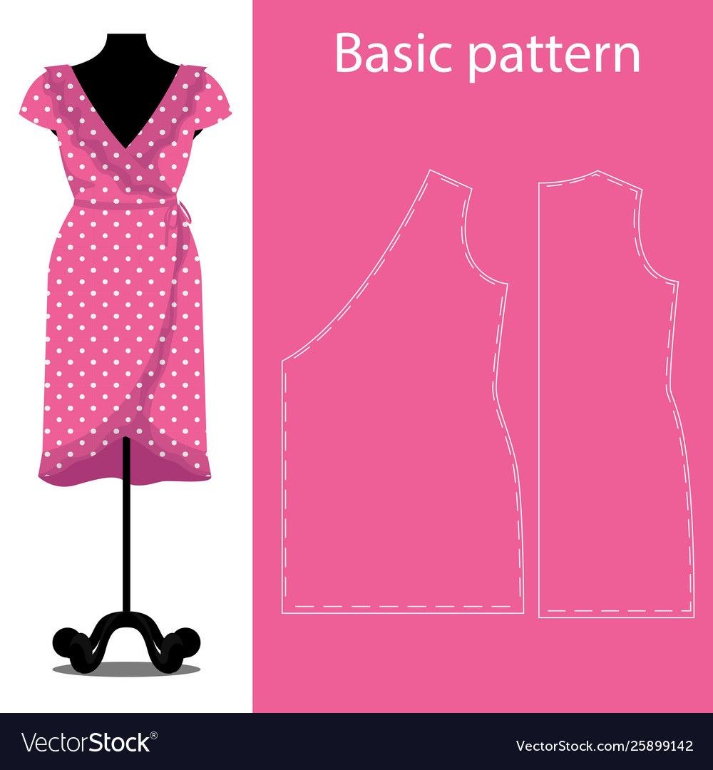 Sheath dress basic sewing pattern