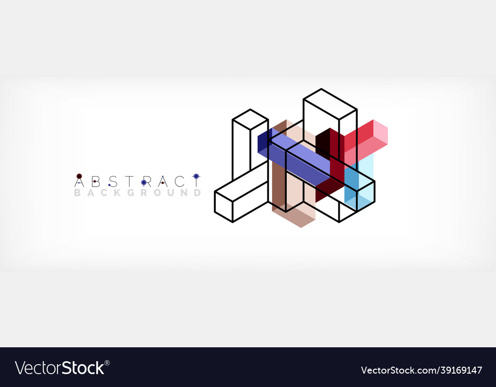 Abstract background 3d cubes cubic elements