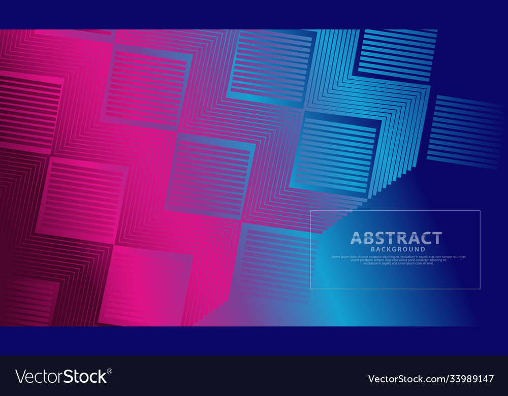 Abstract lines on rectangular shape background