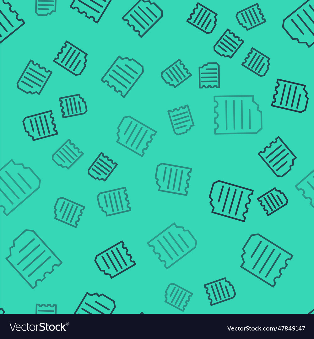 Black line notebook icon isolated seamless pattern Vector Image Black line notebook icon isolated seamless pattern