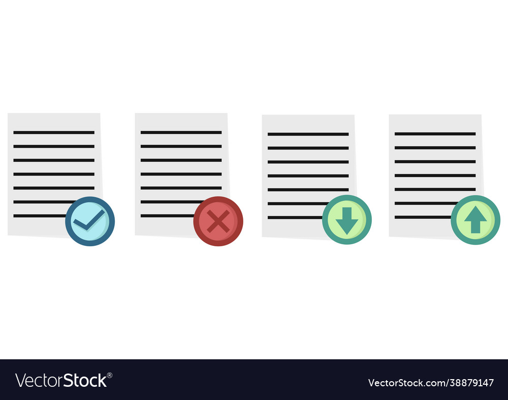 Collection with theme assignments Vector Image Collection with theme assignments