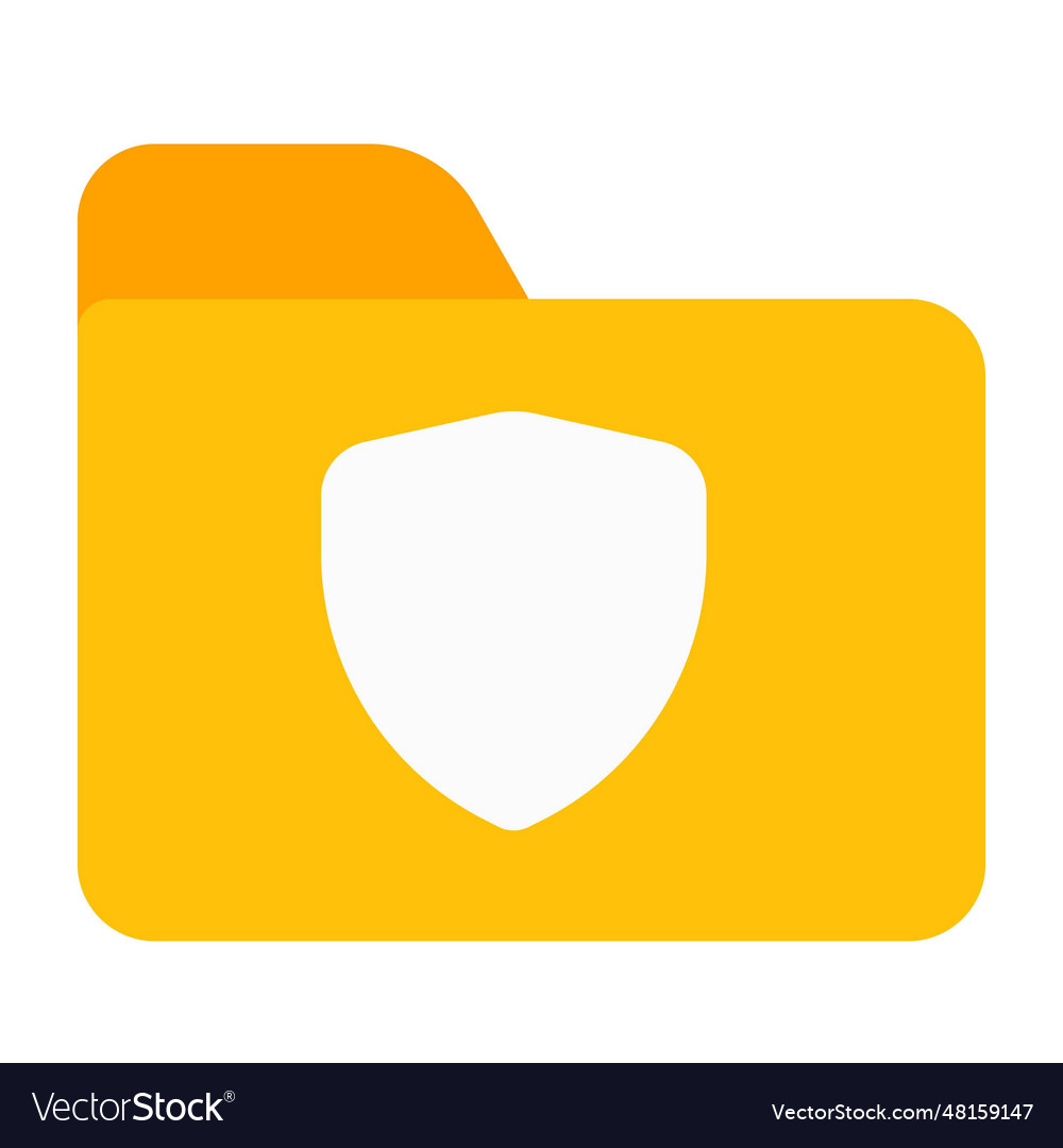 Folder encrypted for data safeguarding