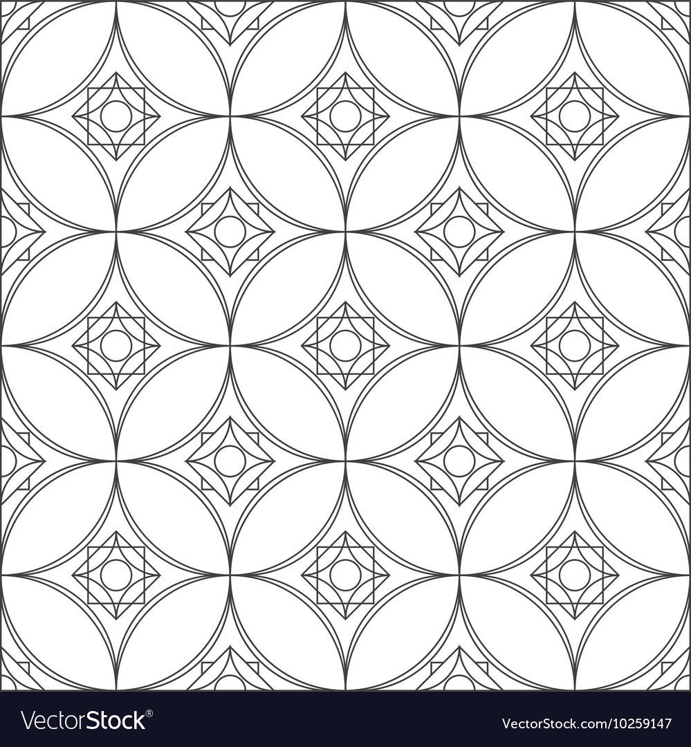 Geometrical circular pattern background