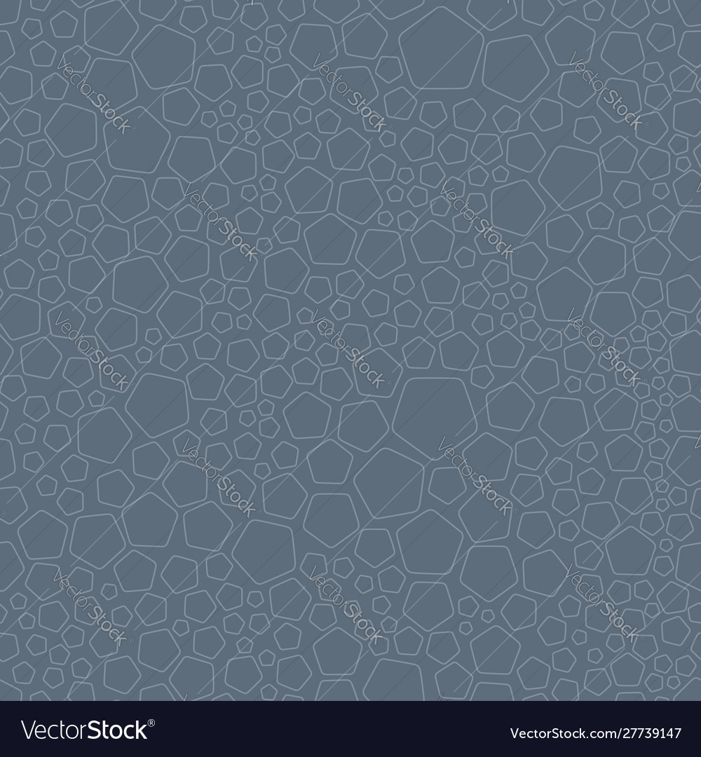 Random pentagons seamless pattern