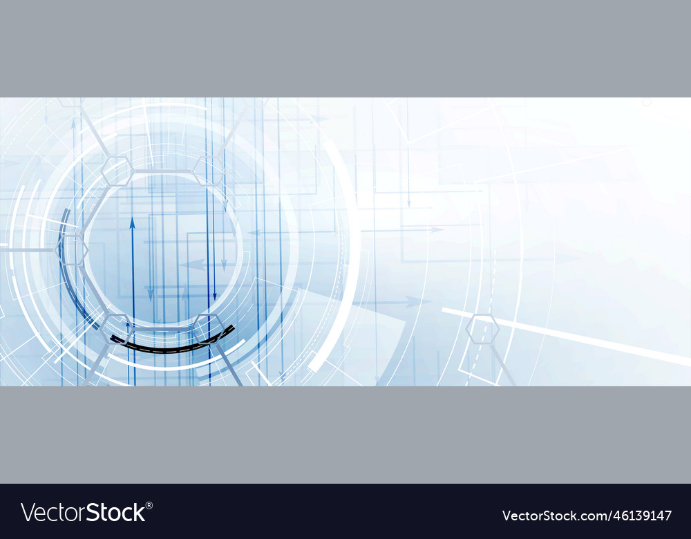 Technology data background idea of global vector image Technology data background idea of global