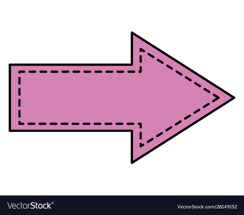 Arrow index sign isolated icon