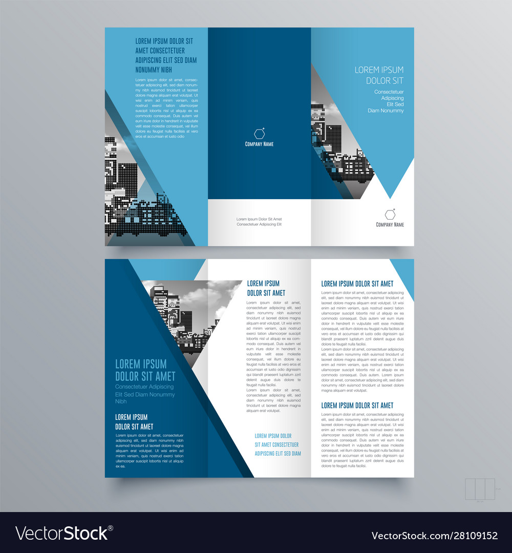 Brochure design 1286 Royalty Free Vector Image