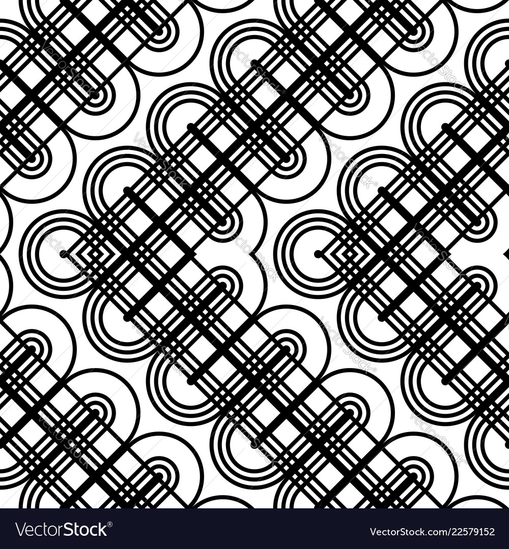 Design seamless monochrome zigzag pattern