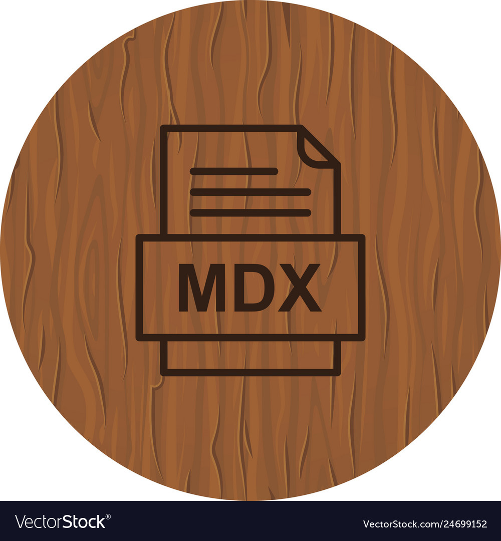 Mdx file document icon