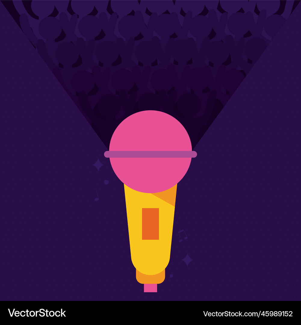 Microphone audio device tech Royalty Free Vector Image