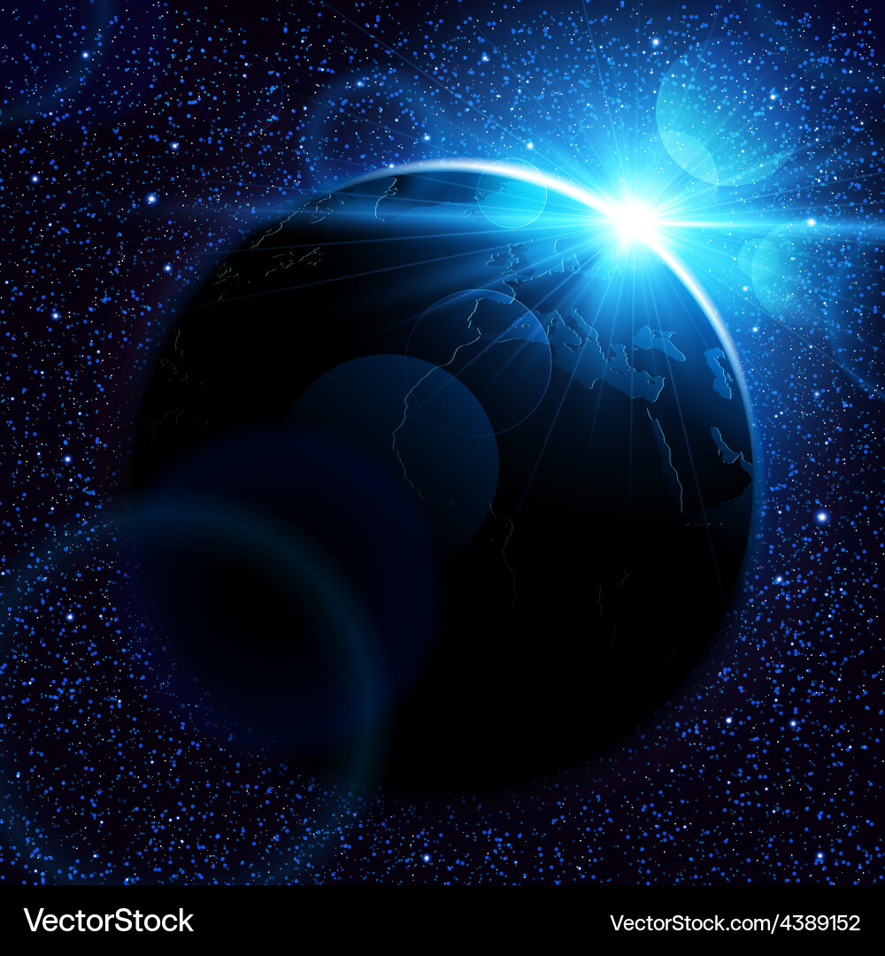 Planet earth Royalty Free Vector Image - VectorStock
