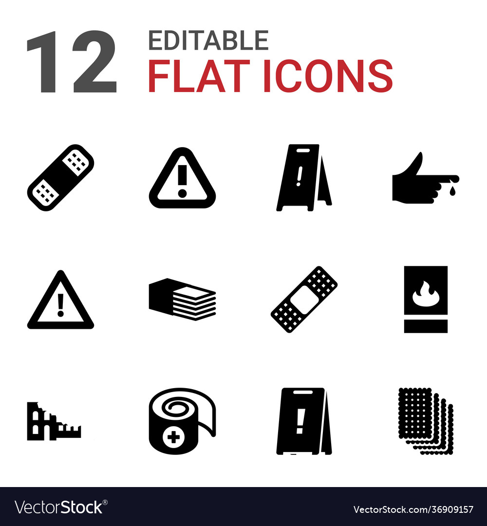 12 accident icons