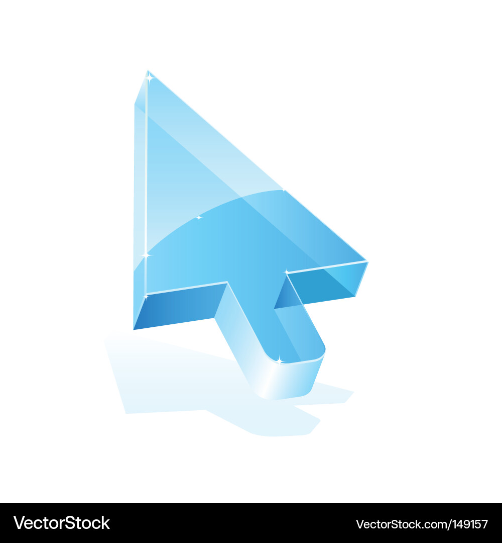 Arrow cursor Royalty Free Vector Image - VectorStock