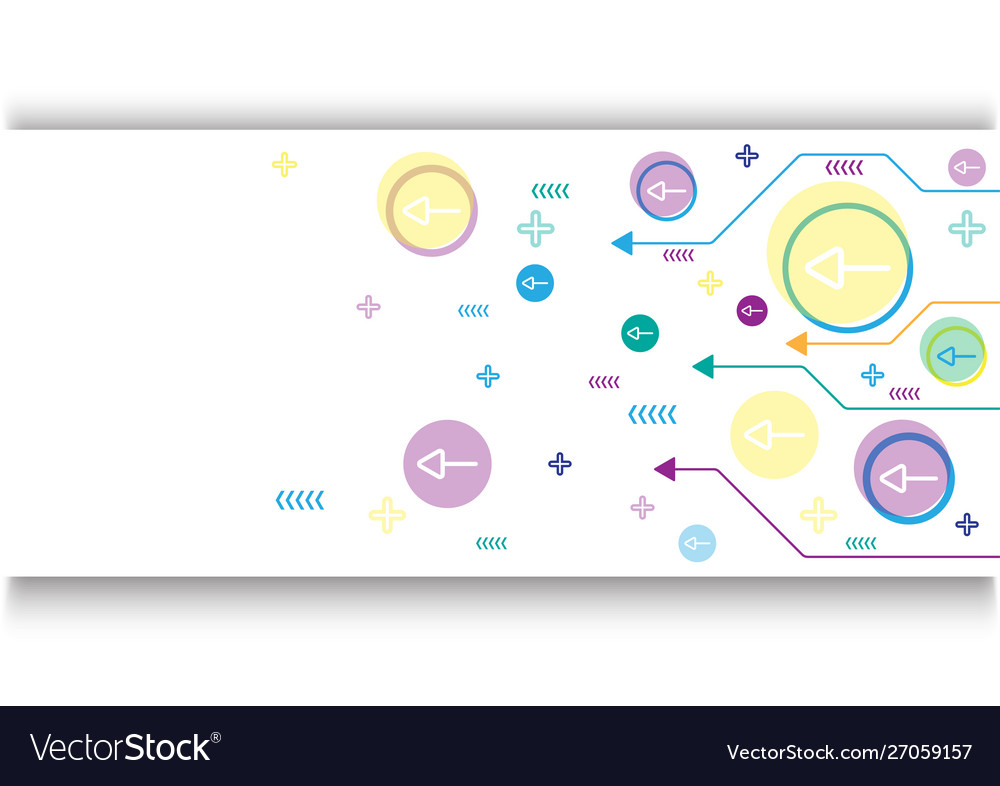 Arrow speed background and technology data load vector image Arrow speed background and technology data load
