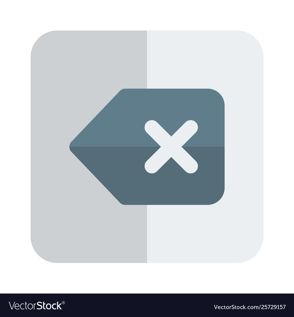 Delete arrow function button on keyboard layout