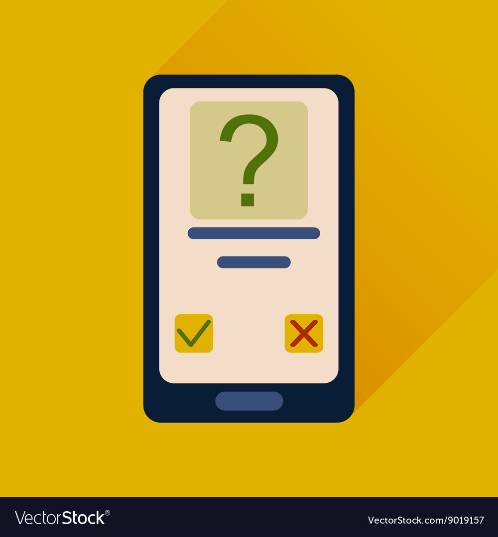 Flat web icon with long shadow mobile applications