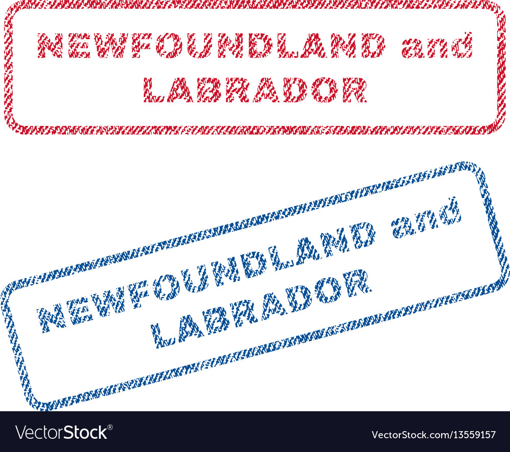 Neufundland und Labrador Textilstempel