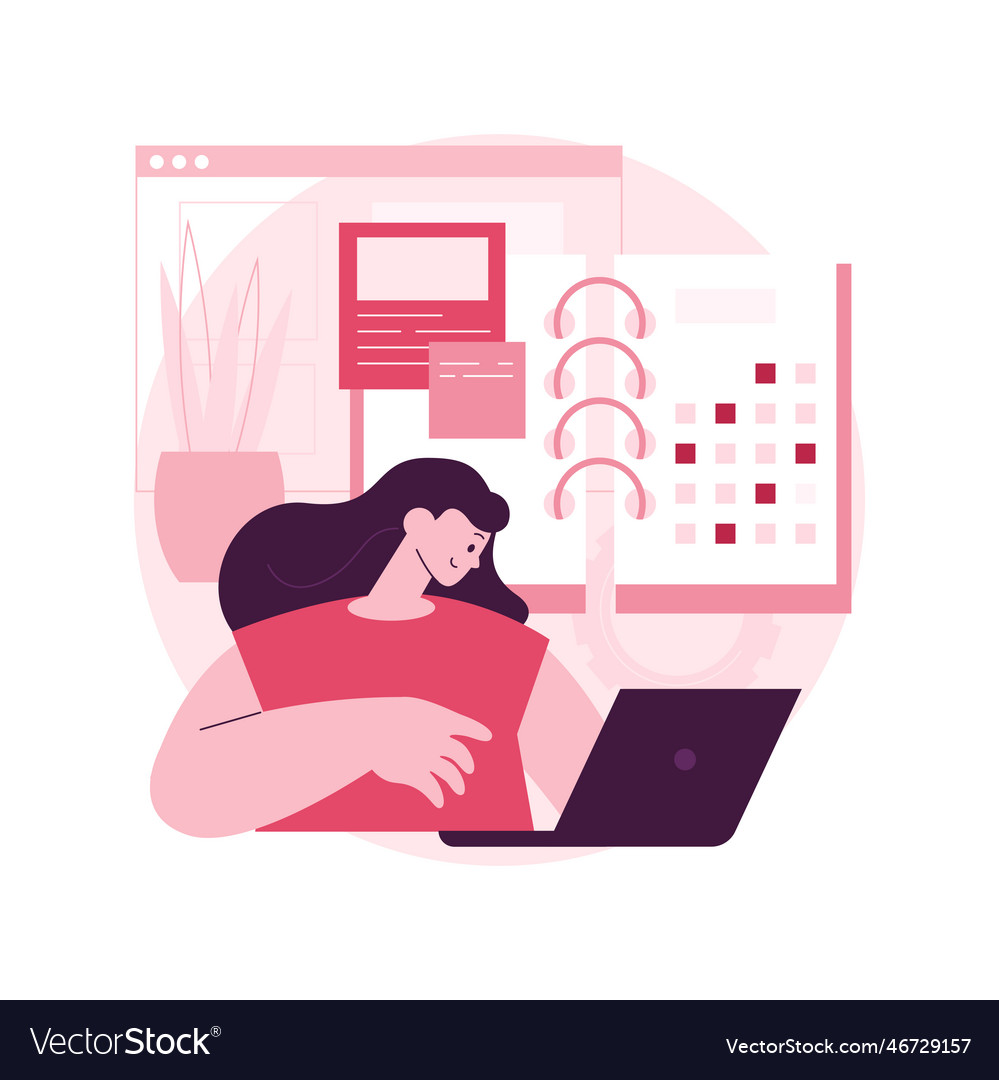 Regular blog posts abstract concept