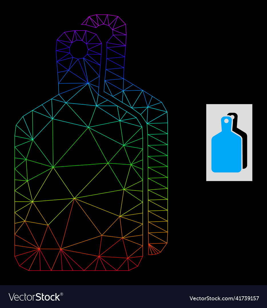 Spectral Gradient polygonalen Netzschneidplatten