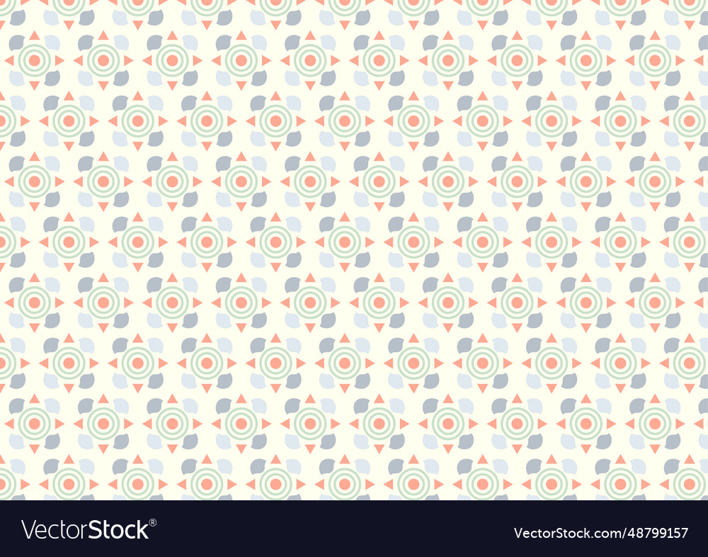 Triangle and circle curve cup pattern vector image Triangle and circle curve cup pattern