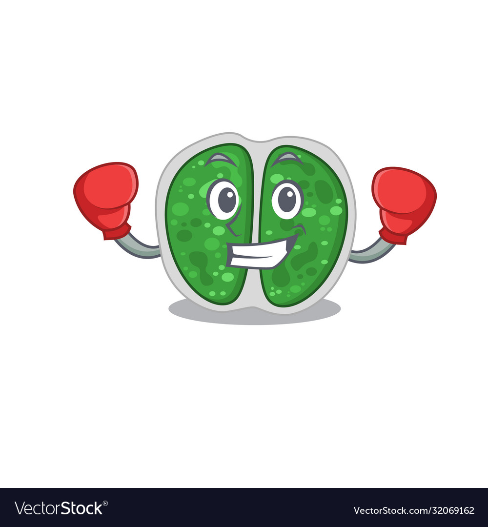 A Sporty Boxing Athlete Mascot Design Royalty Free Vector