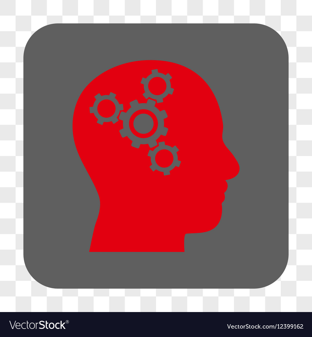 Brain mechanics rounded square button