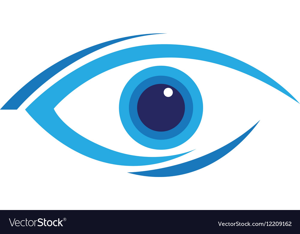 Eye care logo template Royalty Free Vector Image