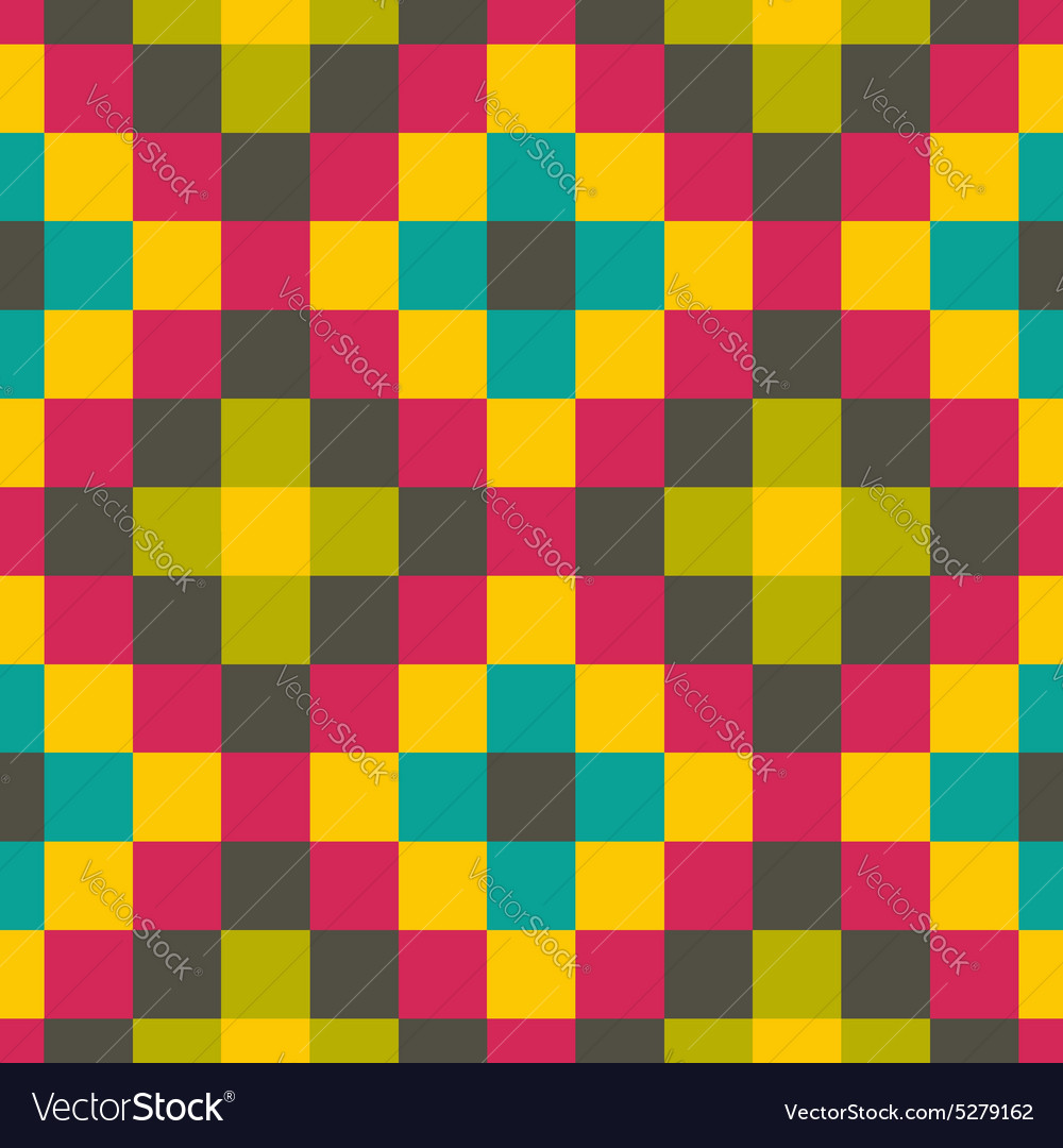 Geometric Checkerboard Pattern