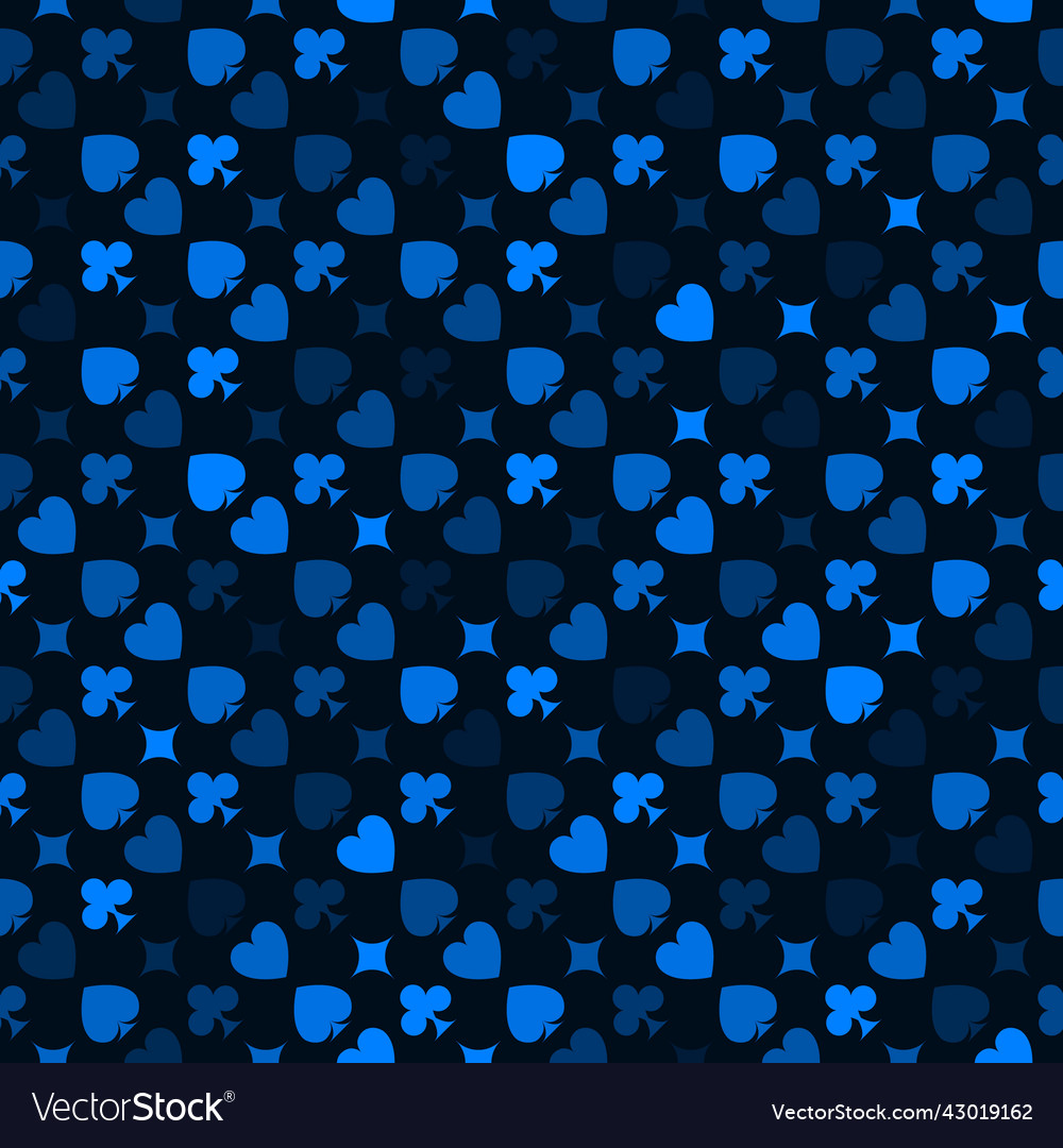 Playing Card Suits Pattern