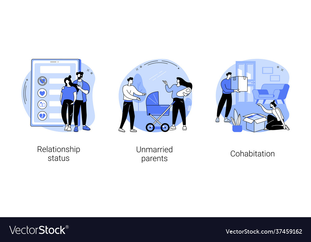 Romantic relationship abstract concept