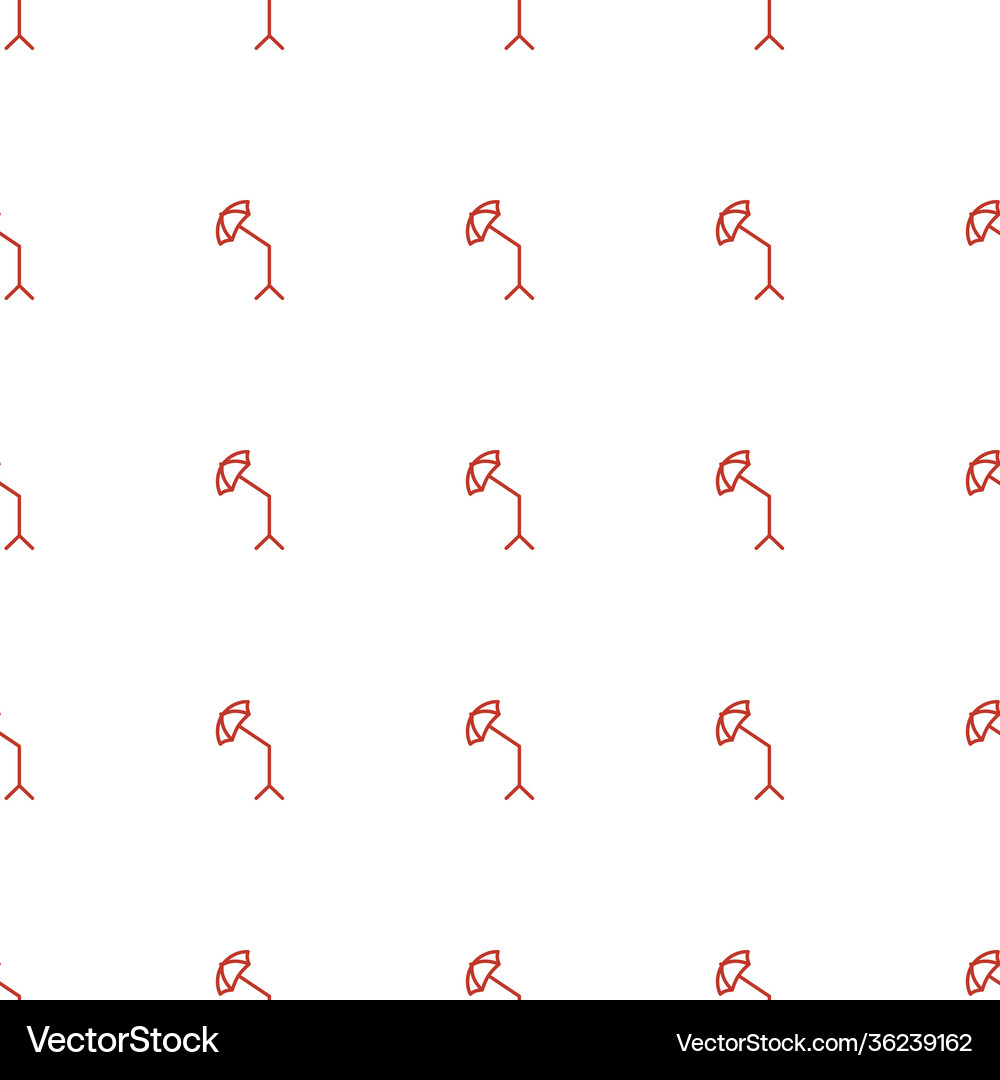 Studio umbrella icon pattern seamless white Vector Image