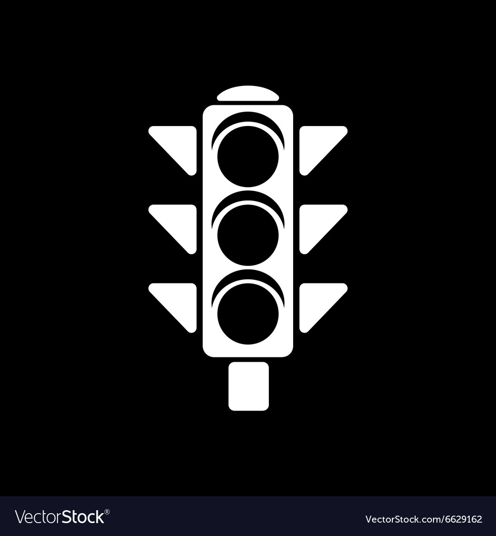 Traffic light icon stoplight and semaphore