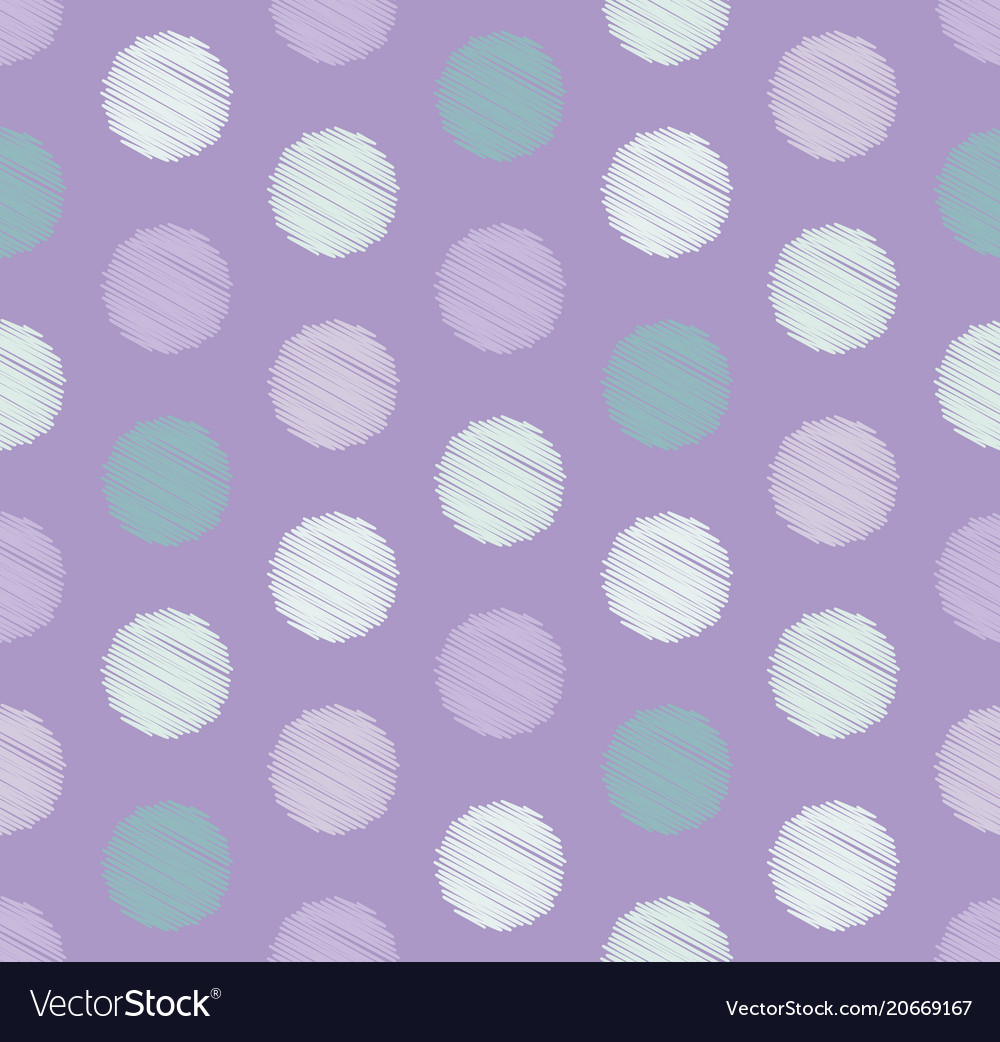 Dots circle geometric seamless pattern background vector image Dots circle geometric seamless pattern background