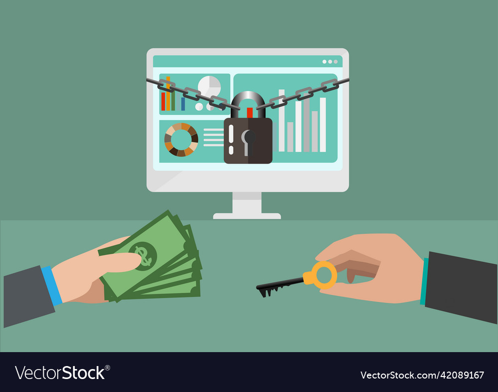 Hackers attack data for all devices vector image Hackers attack data for all devices