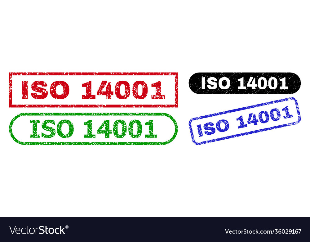 Iso 14001 rectangle seals using unclean style