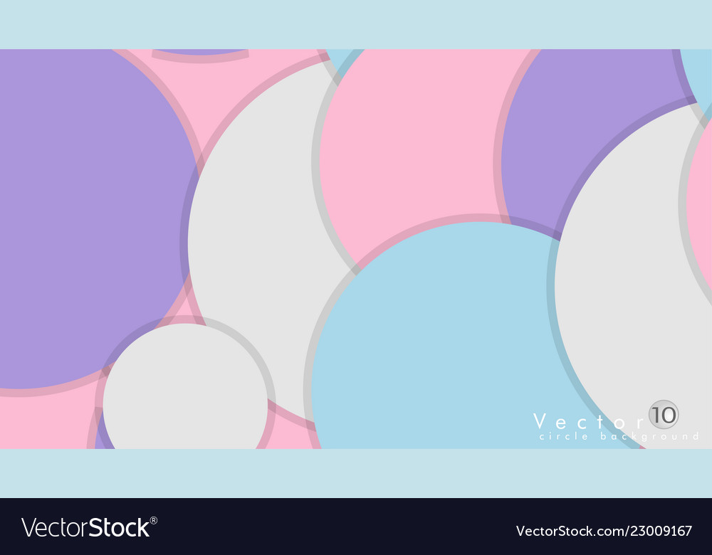 Modern design circle template background vector image Modern design circle template background