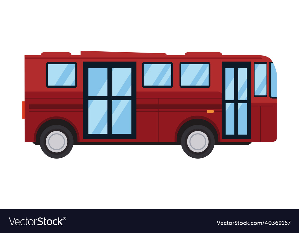 Red bus transport