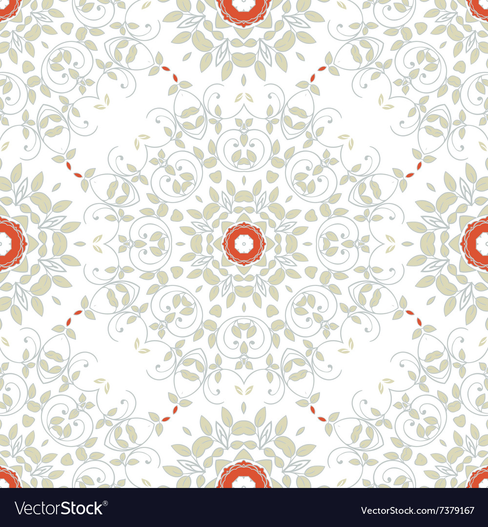 Round seamless pattern