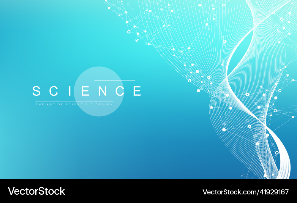 Scientific genetic engineering Royalty Free Vector Image