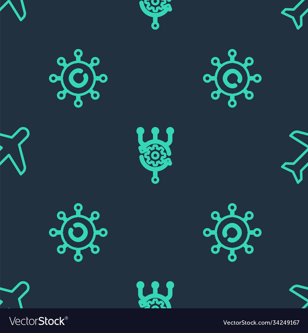 Set line algorithm copywriting network and plane vector image Set line algorithm copywriting network and plane
