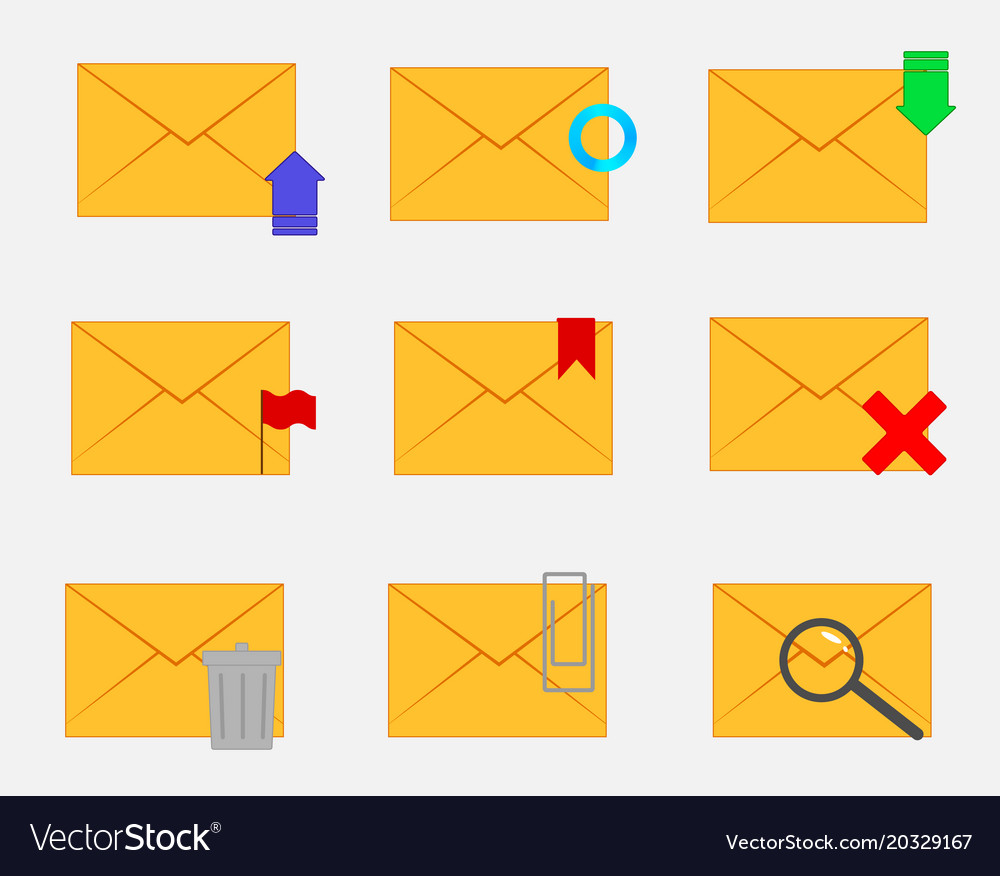 Set of envelopes with functions