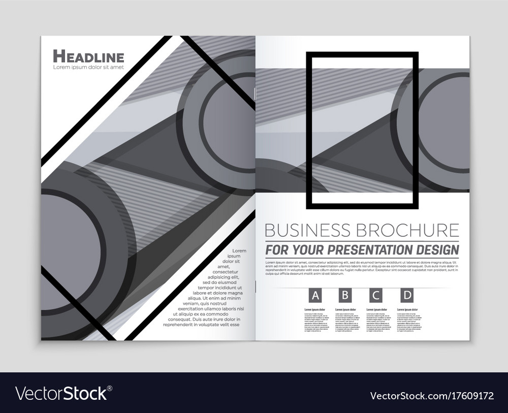 Abstract layout background set for art