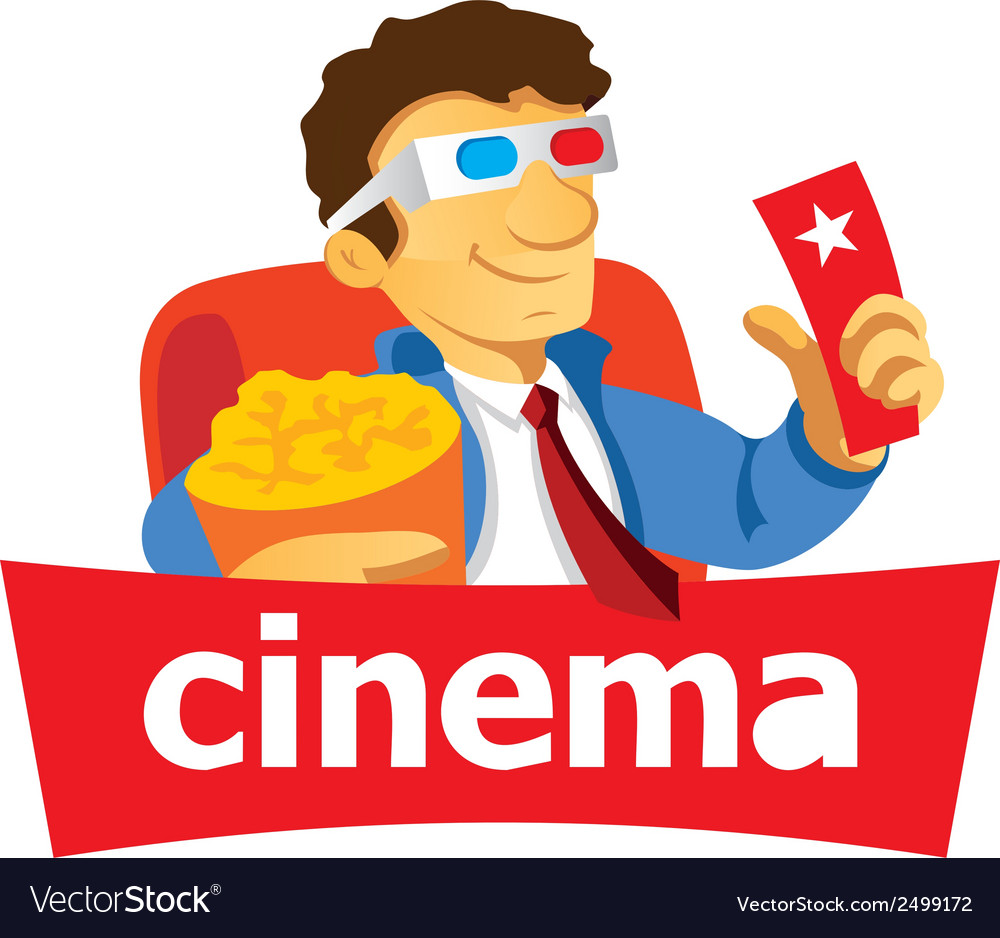 Cinema man logo