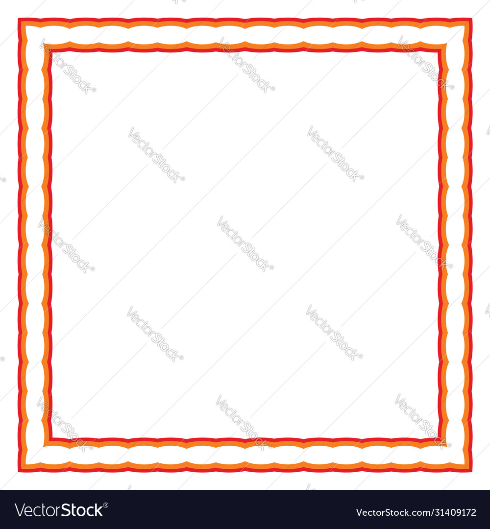 Colored frame blank background design in red Vector Image Colored frame blank background design in red