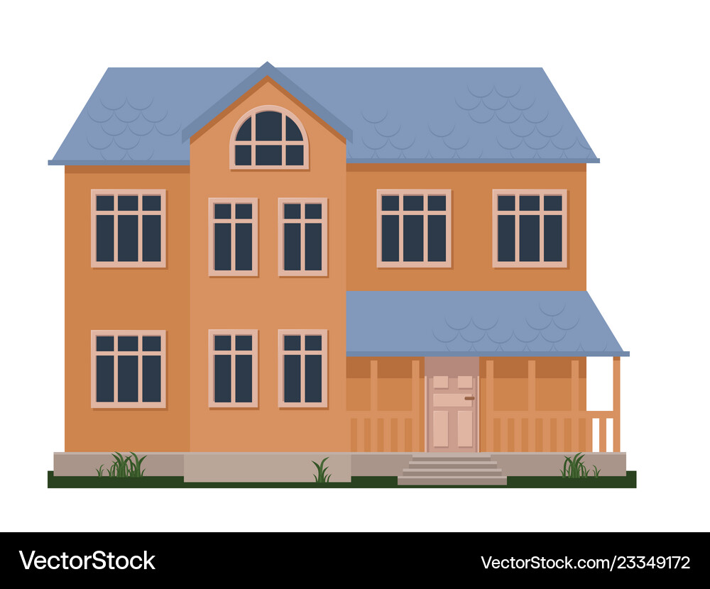 Family house Royalty Free Vector Image - VectorStock